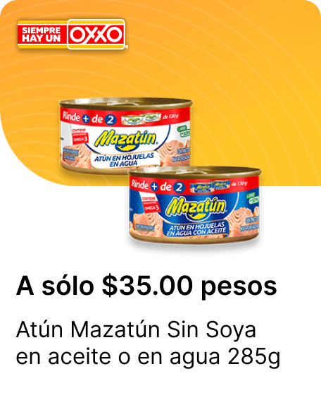 Atun Mazatun Sin Soya en aceite o en agua 285g
