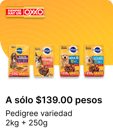 Pedigree variedad 2kg mas 250g