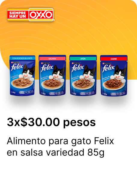 Alimento para gato Felix en salsa variedad 85g