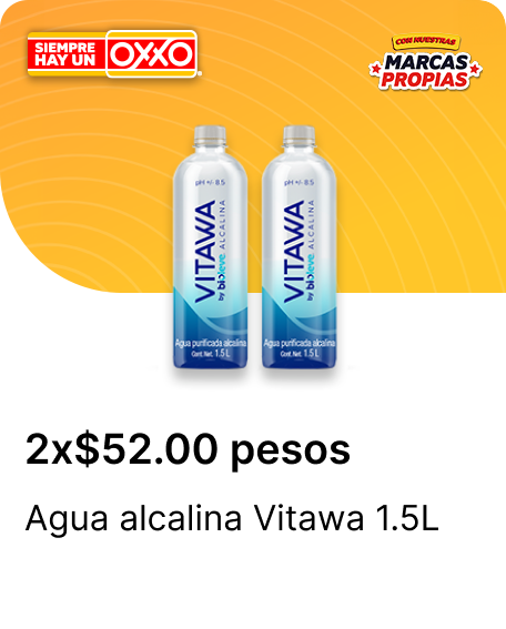 Agua alcalina Vitawa 1.5L
