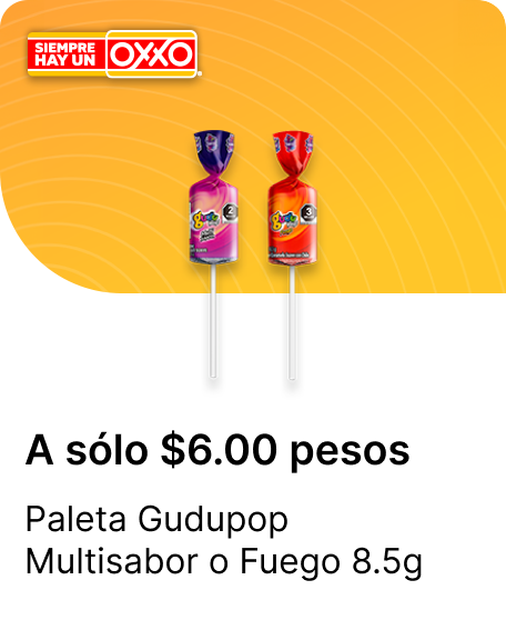 Paleta Gudupop Multisabor o Fuego 8.5g