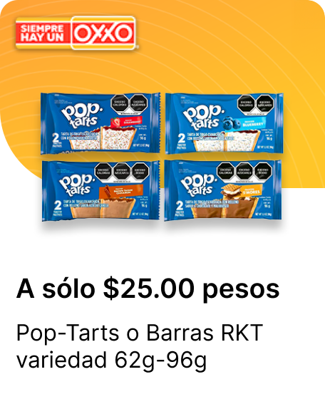 Pop Tarts o Barras RKT variedad 62g 96g