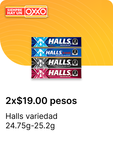 Halls variedad 24.75g 25.2g