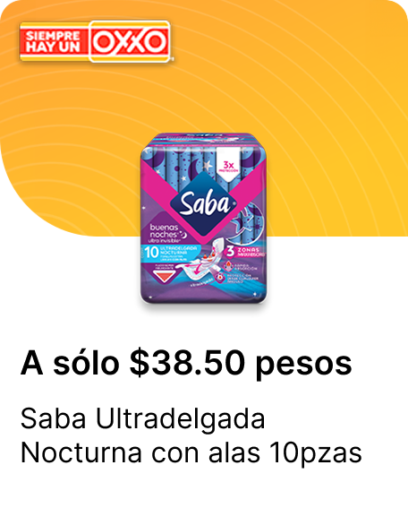 Saba Ultradelgada Nocturna con alas 10pzas