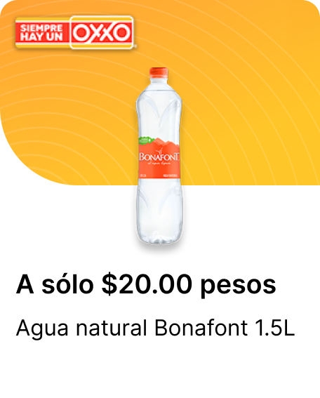 Agua natural Bonafont 1.5L