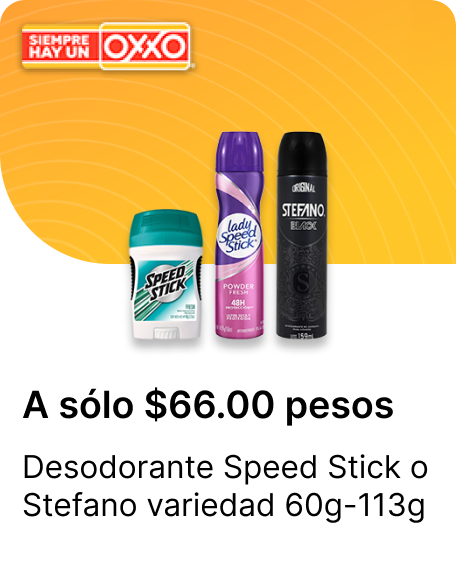 Desodorante Speed Stick o Stefano variedad 60g 113g