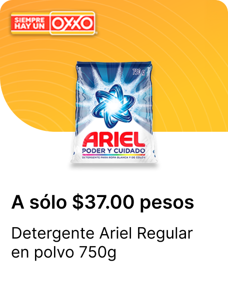Detergente Ariel Regular en polvo 750g