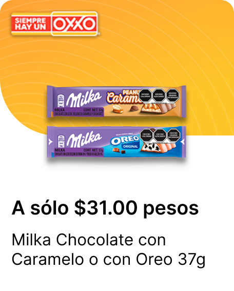 Milka Chocolate con Caramelo o con Oreo 37g