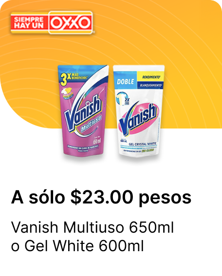 Vanish Multiuso 650ml o Gel White 600ml