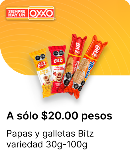 Papas y galletas Bitz variedad 30g 100g