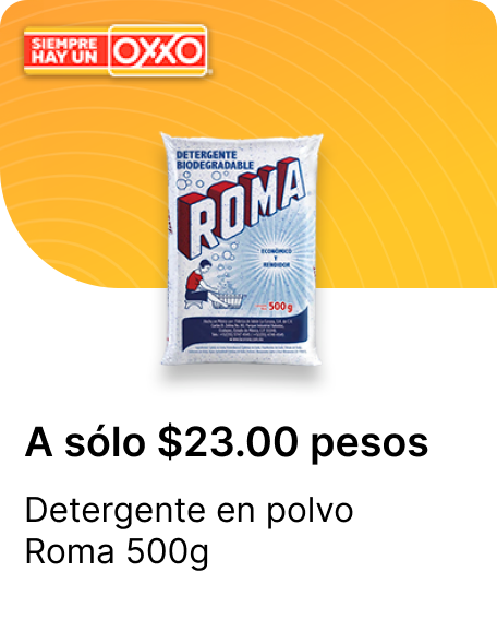 Detergente en polvo Roma 500g