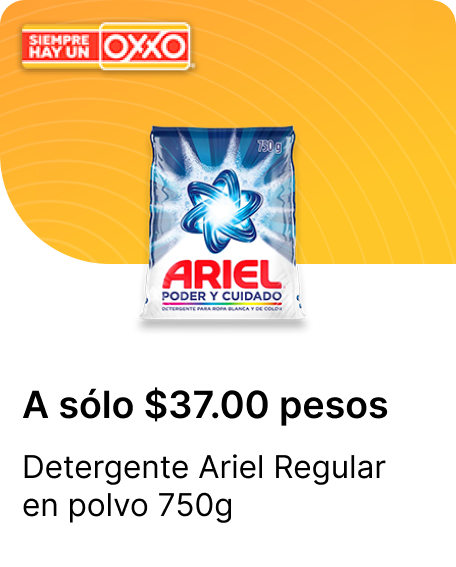 Detergente Ariel Regular en polvo 750g