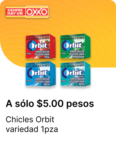 Chicles Orbit variedad 1pza