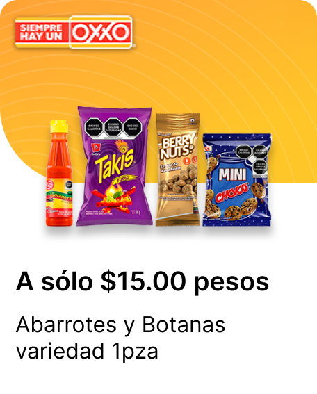 Abarrotes y Botanas variedad 1pza