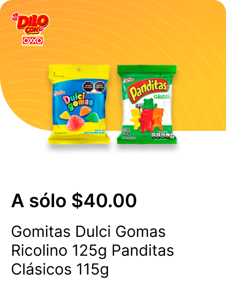 Gomitas Dulci Gomas Ricolino 125g Panditas Clasicos 115g