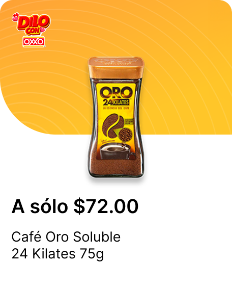 Cafe Oro Soluble 24 Kilates 75g