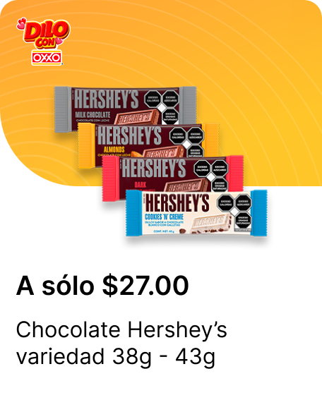 Chocolate Hershey’s variedad 38g  43g