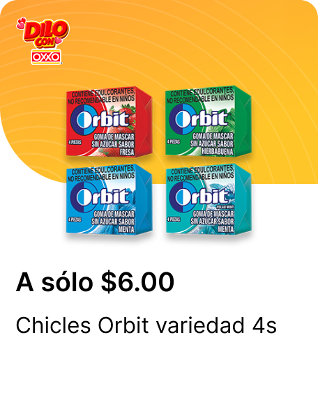 Chicles Orbit variedad 4s