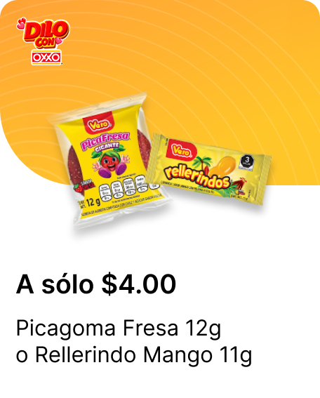 Picagoma Fresa 12g o Rellerindo Mango 11g