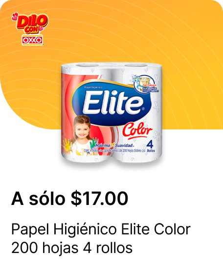 Papel Higienico Elite Color 200 hojas 4 rollos
