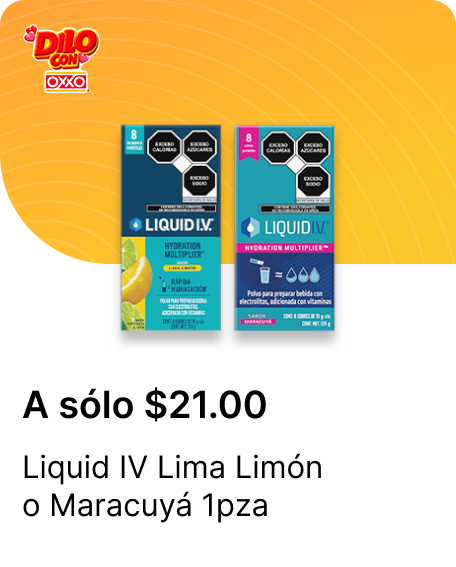 Liquid IV Lima Limon o Maracuya 1pza