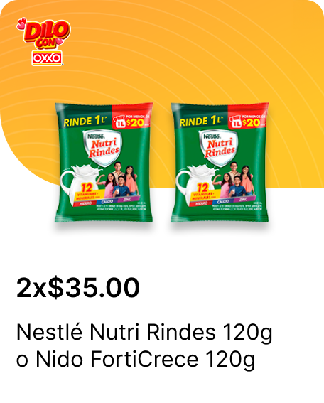 Nestle Nutri Rindes 120g o Nido FortiCrece 120g