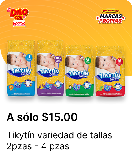 Tikytin variedad de tallas 2pzas  4 pzas