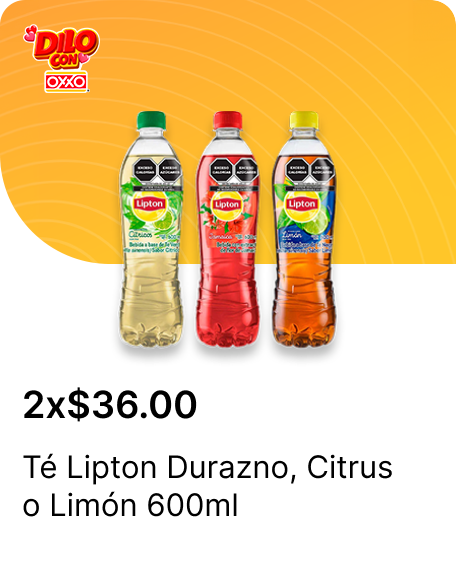 Te Lipton Durazno o Citrus o Limon 600ml