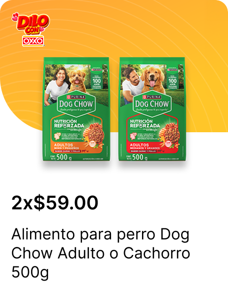 Alimento para perro Dog Chow Adulto o Cachorro 500g