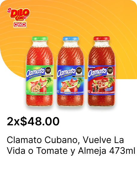 Clamato Cubano o Vuelve La Vida o Tomate y Almeja 473ml