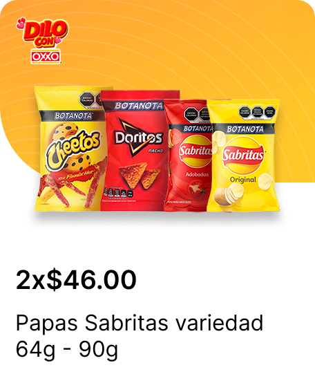 Papas Sabritas variedad 64g  90g