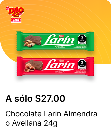 Chocolate Larin Almendra o Avellana 24g