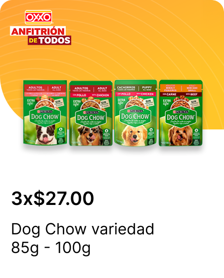 Dog Chow variedad 85g  100g