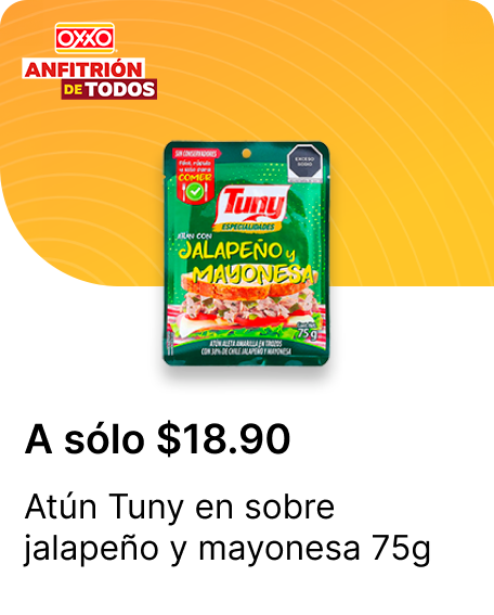 Atun Tuny en sobre jalapeno y mayonesa 75g