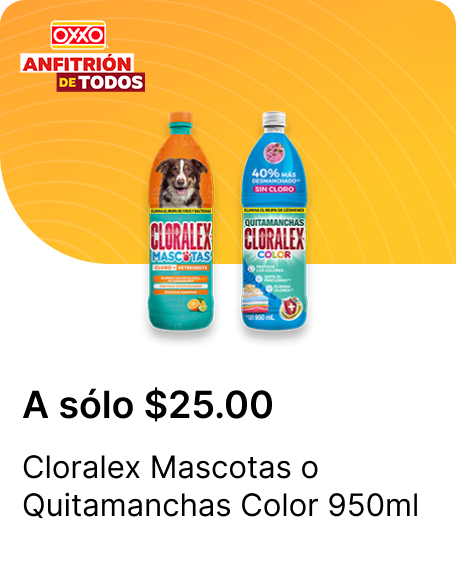 Cloralex Mascotas o Quitamanchas Color 950ml
