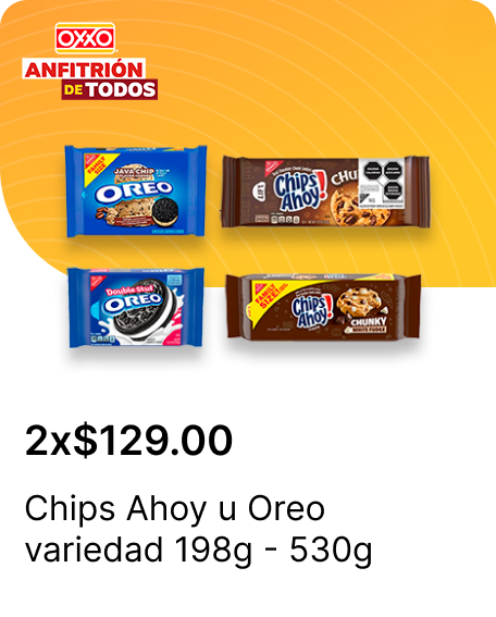 Chips Ahoy u Oreo variedad 198g  530g