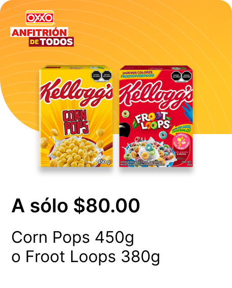 Corn Pops 450g  Froot Loops 380g