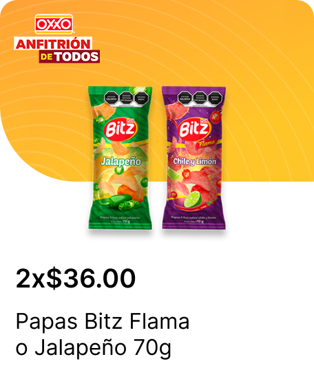Papas Bitz Flama o Jalapeno 70g