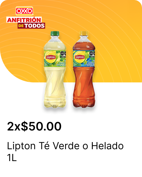 Lipton Te Verde o Helado 1L