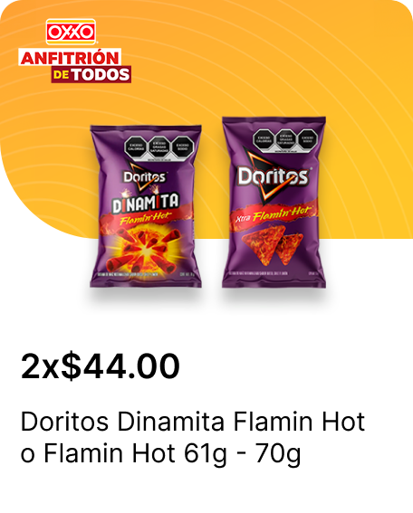 Doritos Dinamita Flamin Hot o Flamin Hot 61g  70g