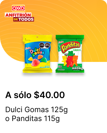 Dulci Gomas 125g o Panditas 115g