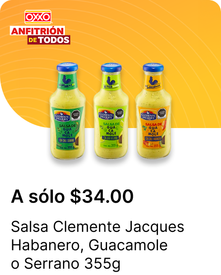 Salsa Clemente Jacques Habanero o Guacamole o Serrano 355g