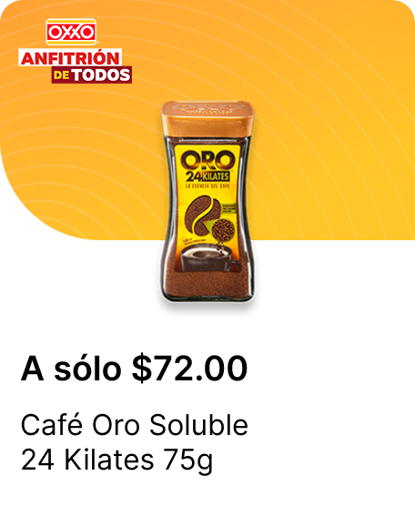 Cafe Oro Soluble 24 Kilates 75g