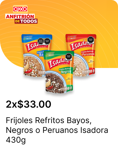 Frijoles Refritos Bayos o Negros o Peruanos Isadora 430g