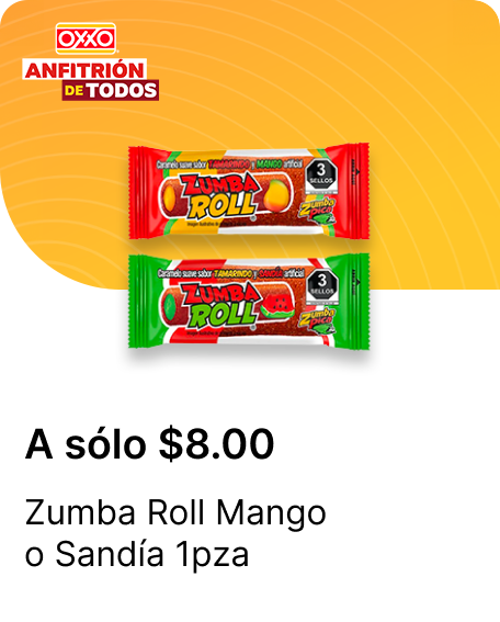 Zumba Roll Mango o Sandia 1pza