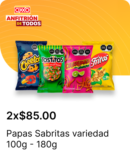 Papas Sabritas variedad 100g  180g
