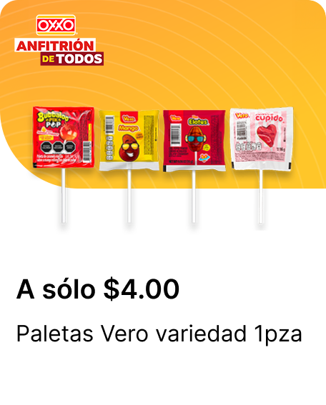 Paletas Vero variedad 1pza