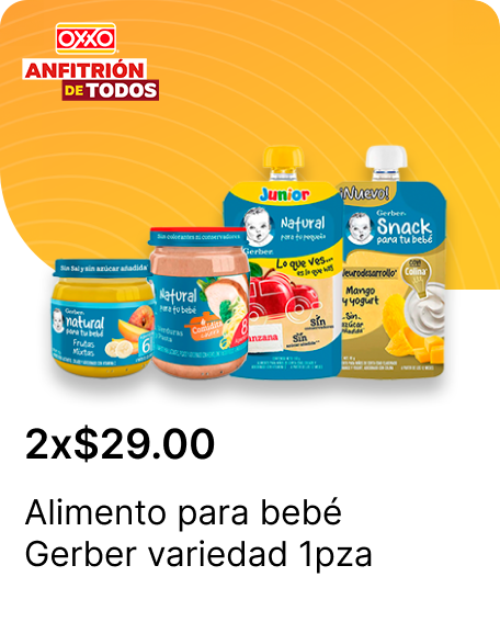 Alimento para bebe Gerber variedad 1pza