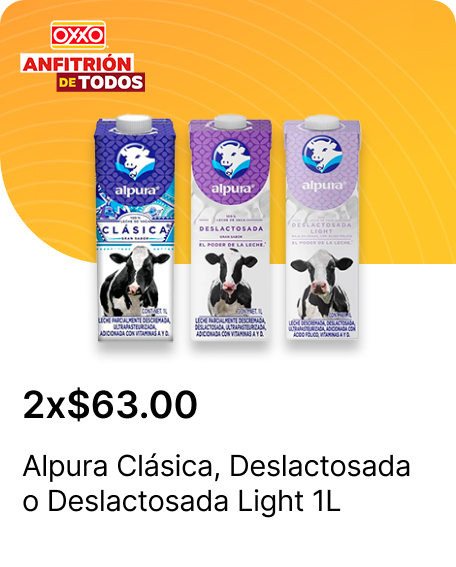 Alpura Clasica o Deslactosada o Deslactosada Light 1L