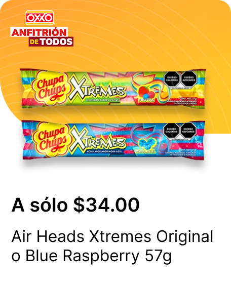 Air Heads Xtremes Original o Blue Raspberry 57g